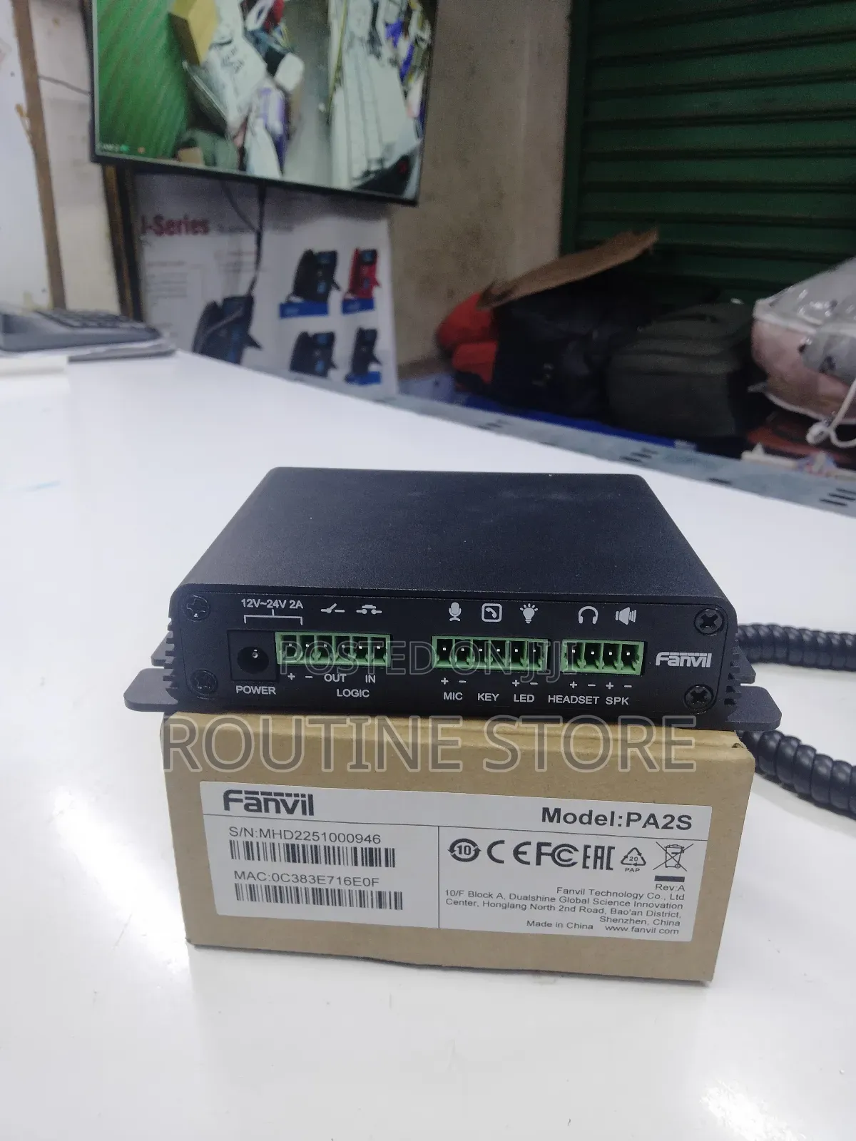 Fanvil Pa2s Sip Paging Gateway