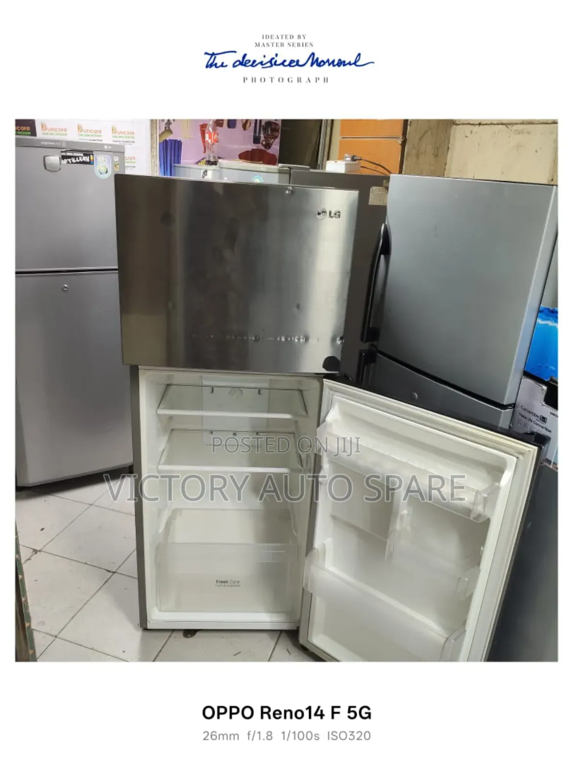 250litres Double Door Fridge