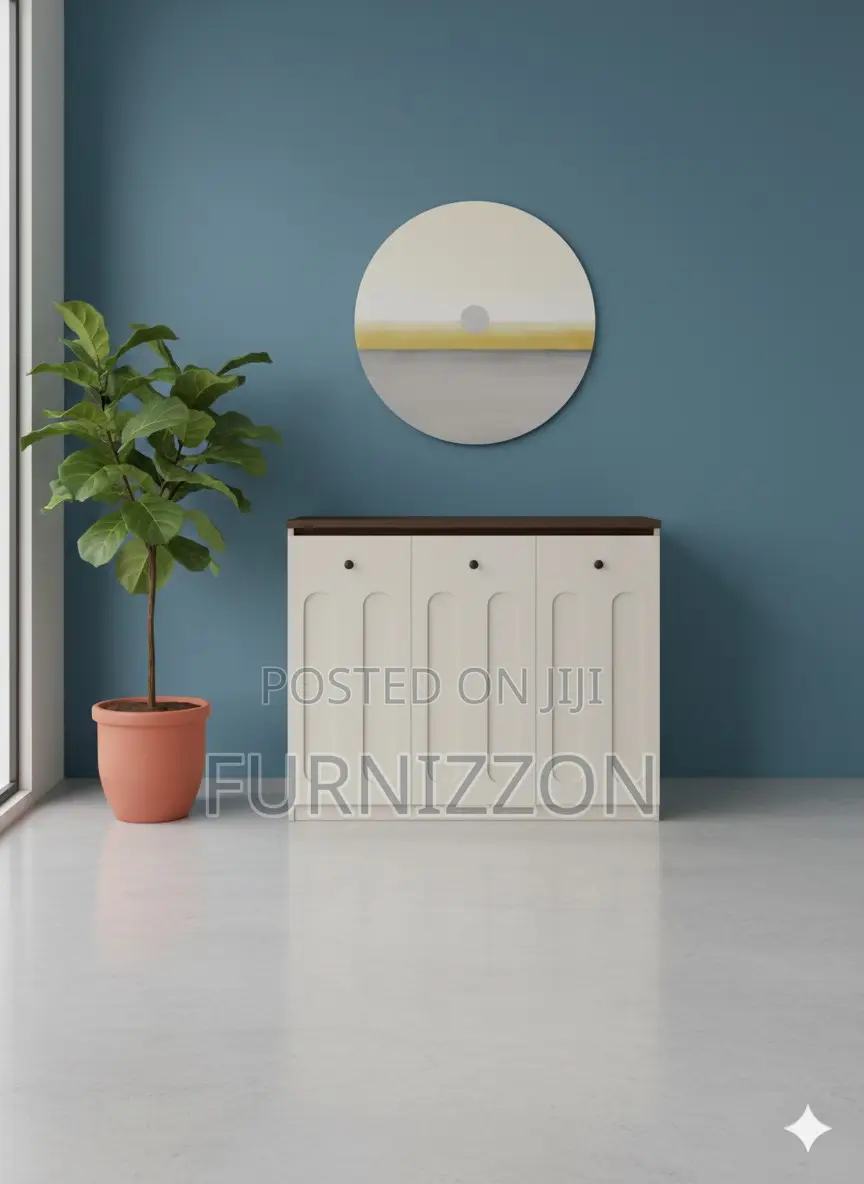 3-Sided 3-Column Cabinet Italian Tea Table