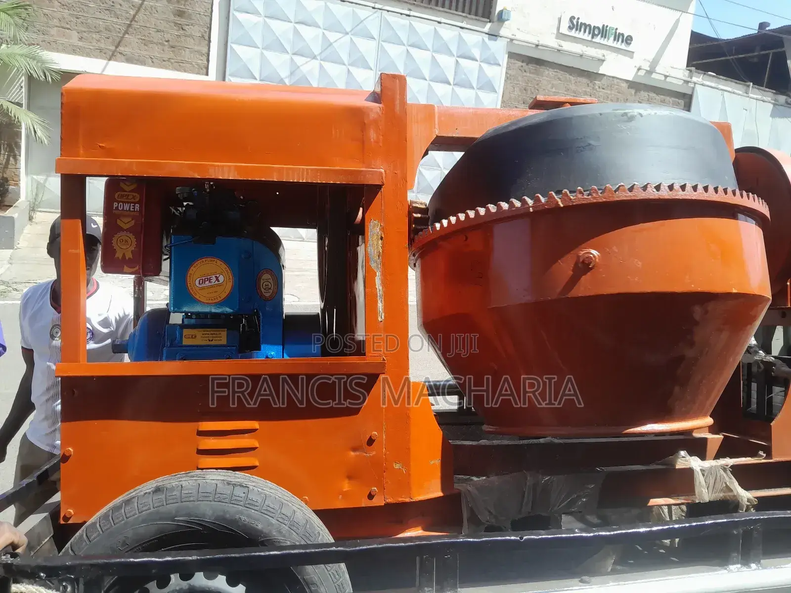 Diesel Powered 500l Concrete Mixer