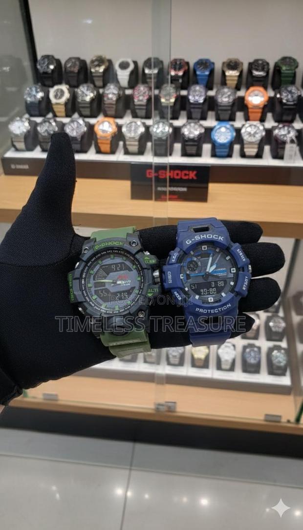 Casio G-Shock-Inspired Dual Display Sports Watches - main view