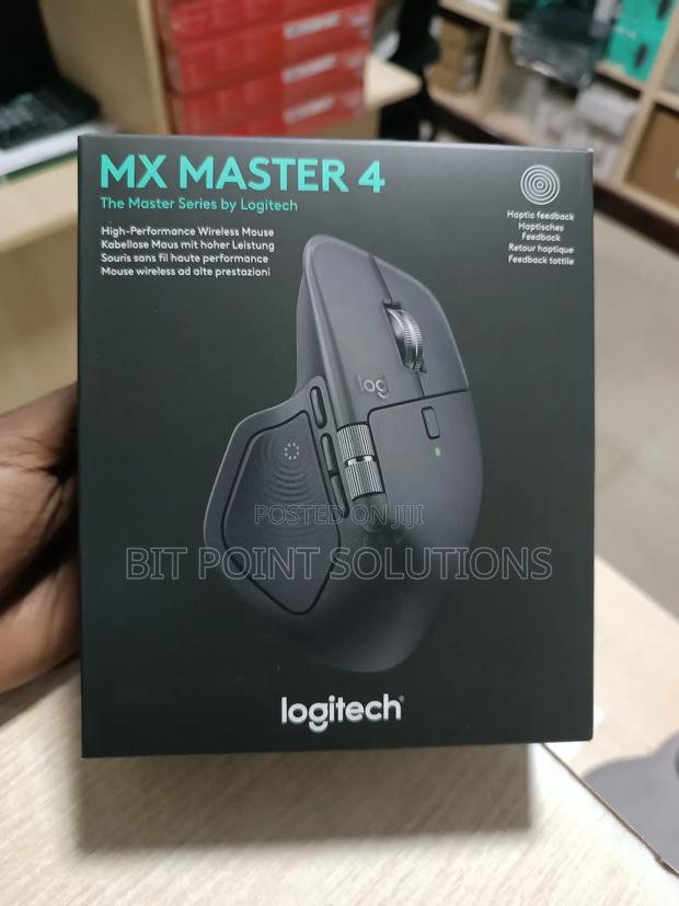 Logitech Mx Master 4 Wireless Mouse  Graphite - main view