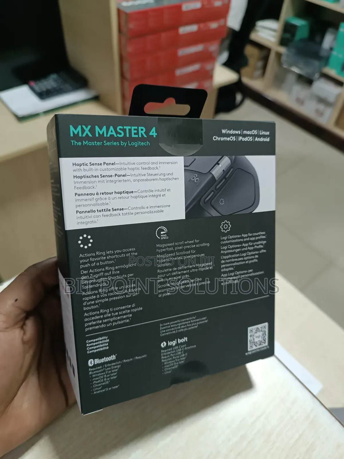 Logitech Mx Master 4 Wireless Mouse  Graphite