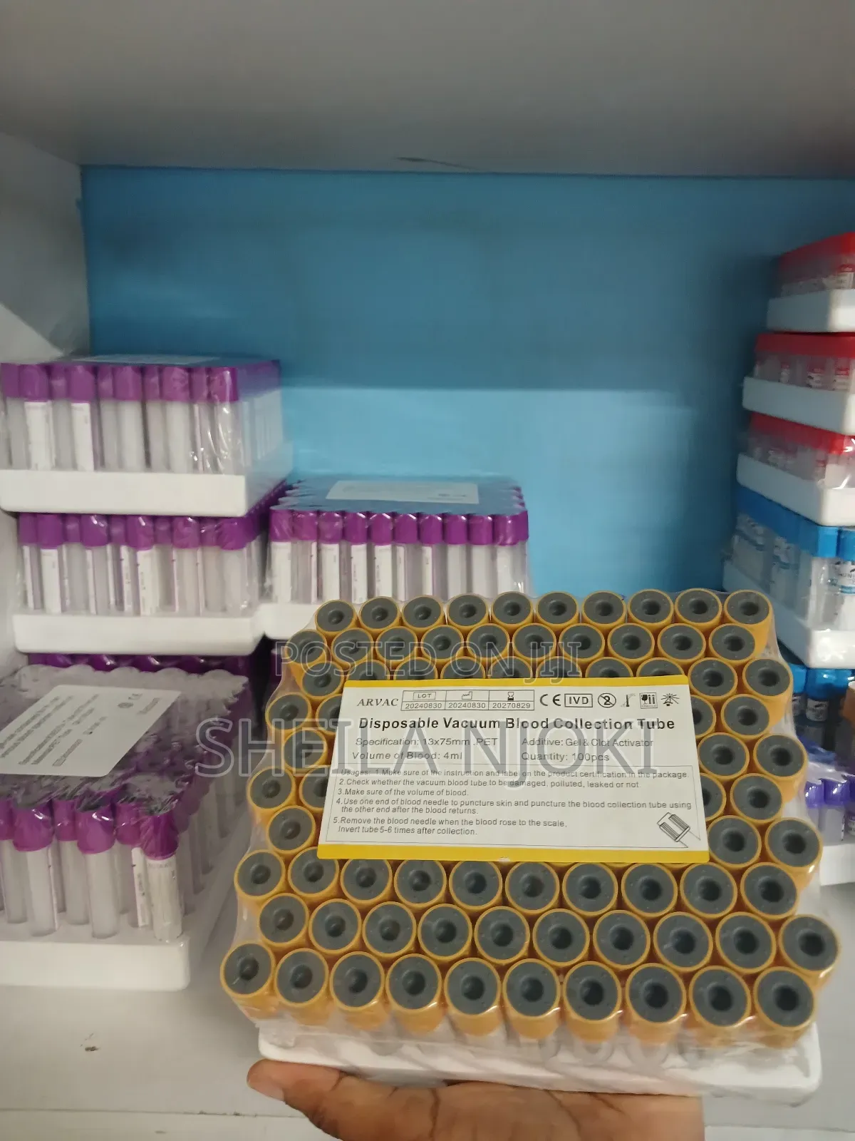 Yellow Top Vacutainers 4ml