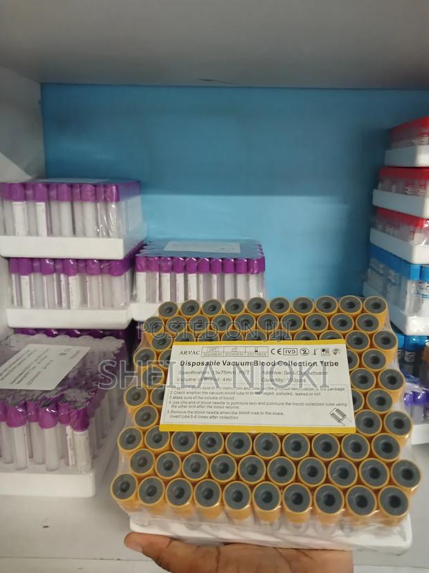 Yellow Top Vacutainers 4ml - thumbnail 3