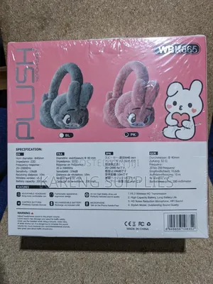 Plush Wireless Headphones (Wbk865)