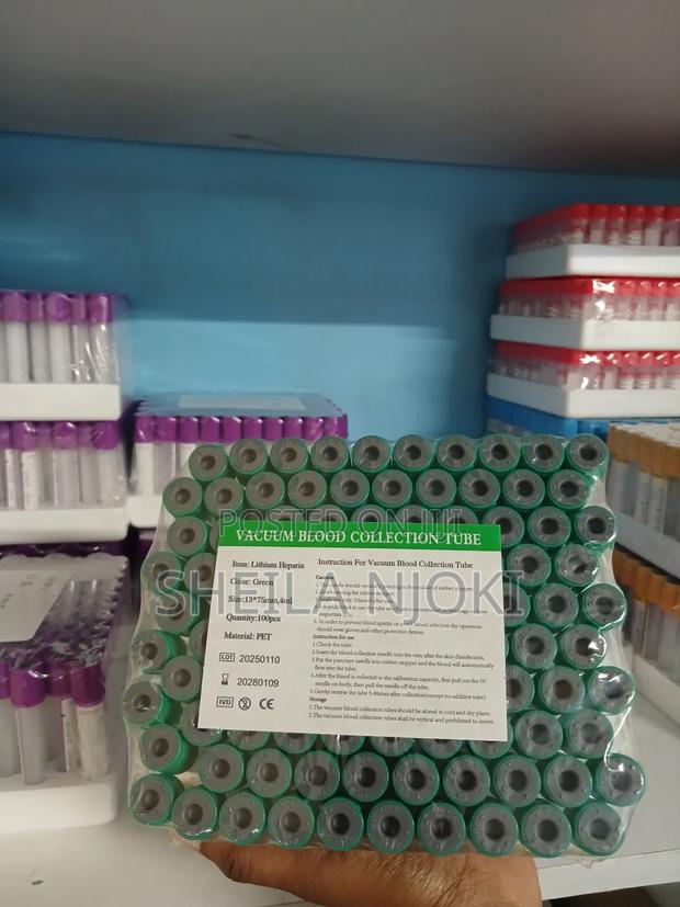 Green Top Vacutainer 4mls - main view