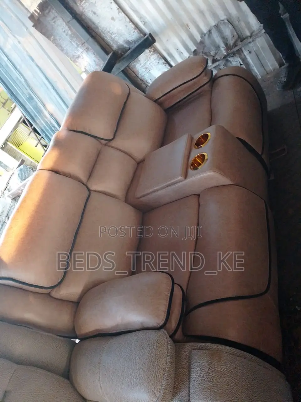2 Seater Semi Recliner Sofa