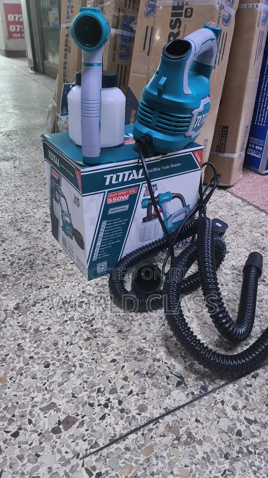 Commercial 550w Electric Total Spray Gun Machine