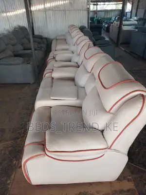 Relaxing 7 Seater Semi Recliner Sofa 3,2,1,1