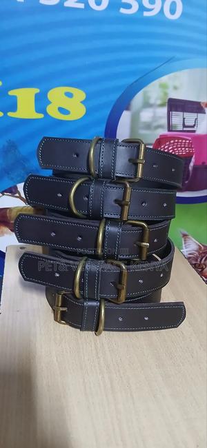 Strong Pure Leather Dog Collars - thumbnail 2
