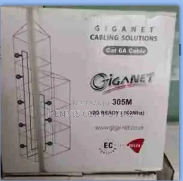 Giganet Category 6a Solid U/Utp PVC Indoor Cable