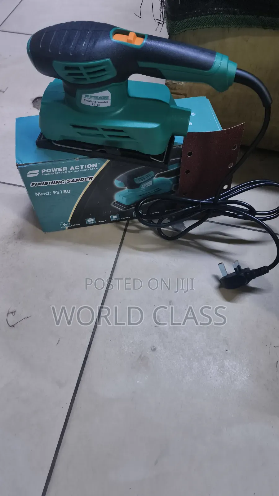Electric Power Action Finishing Sander