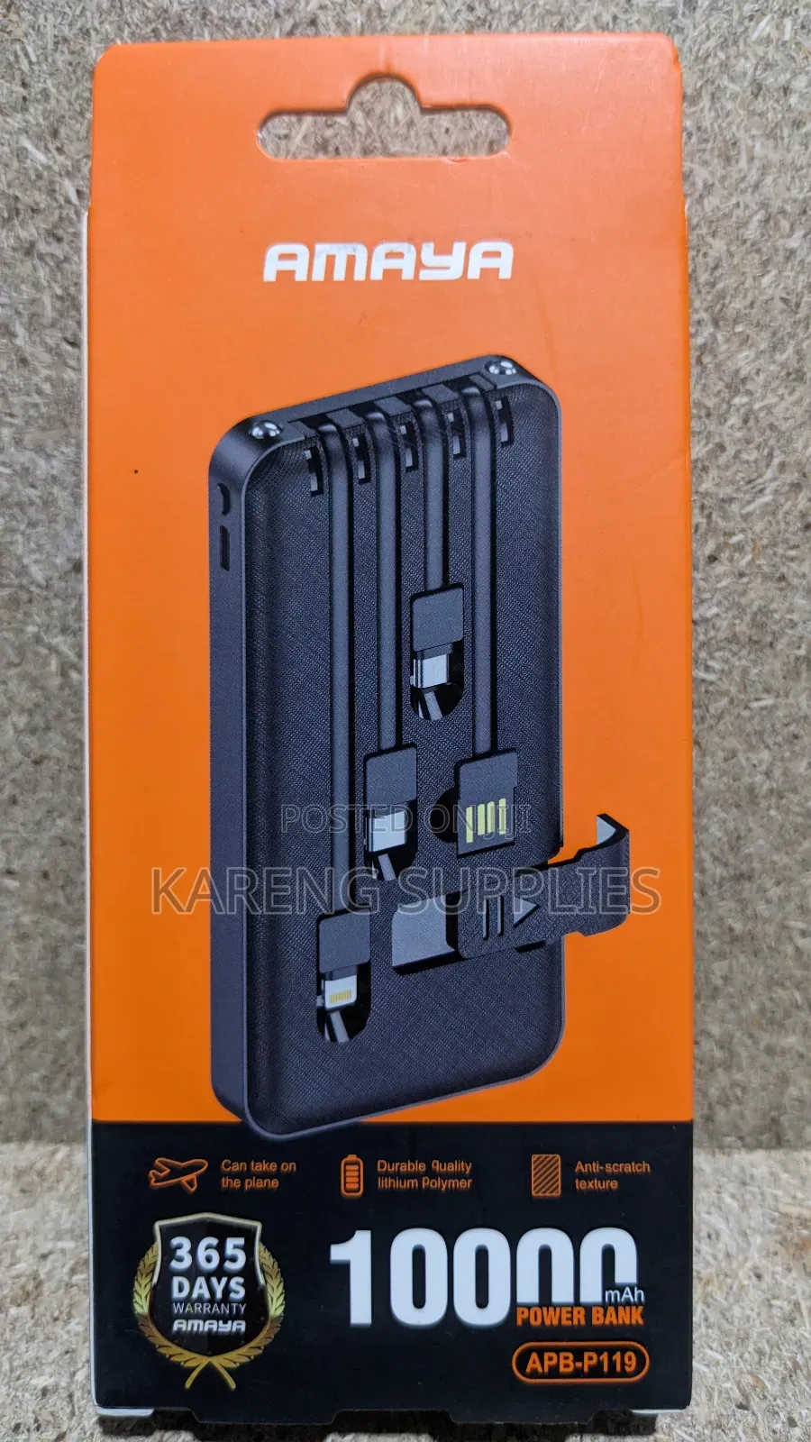 Amaya 4 in 1 Power Bank (Apb-P119)