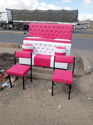 Pedicure Seat and 2 Chairs - main view