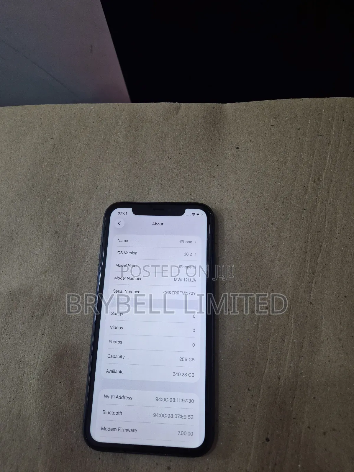 Apple iPhone 11 256 GB Gray
