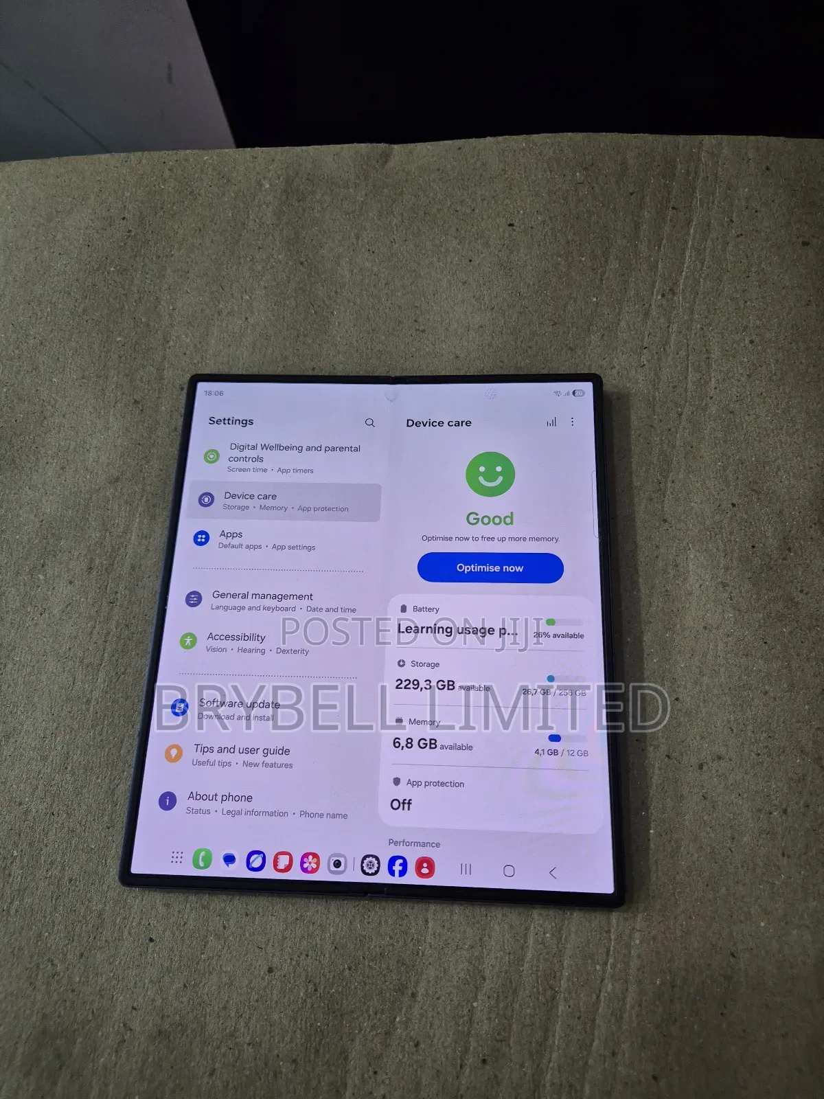 Samsung Galaxy Z Fold6 256 GB Blue