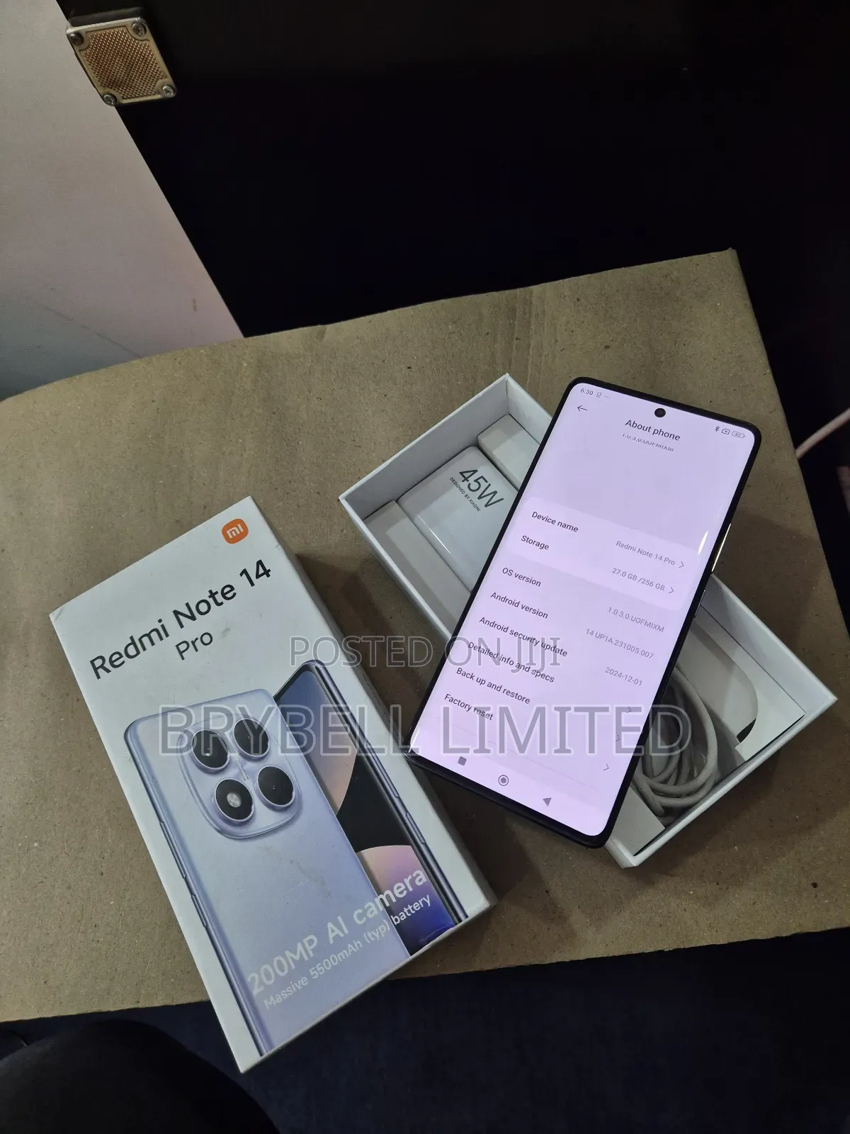 Xiaomi Redmi Note 14 Pro 256 GB Black