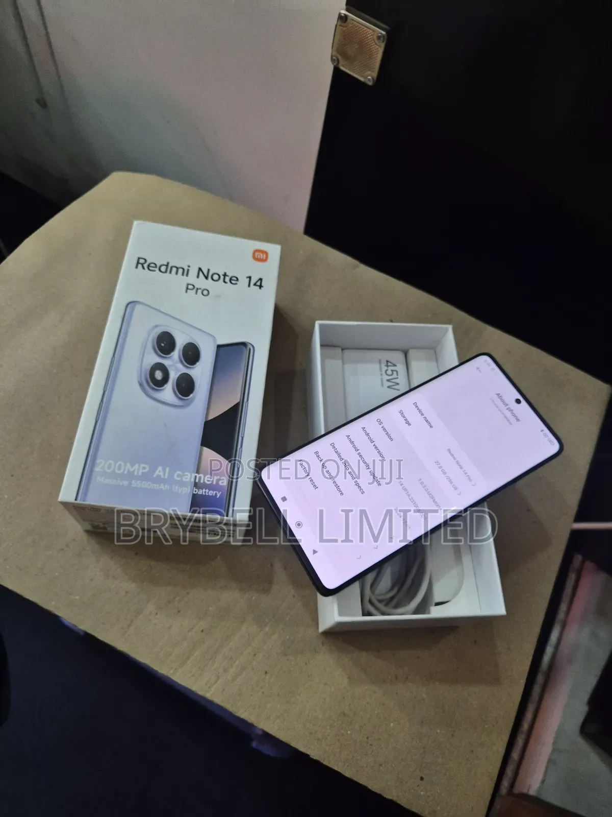 Xiaomi Redmi Note 14 Pro 256 GB Black