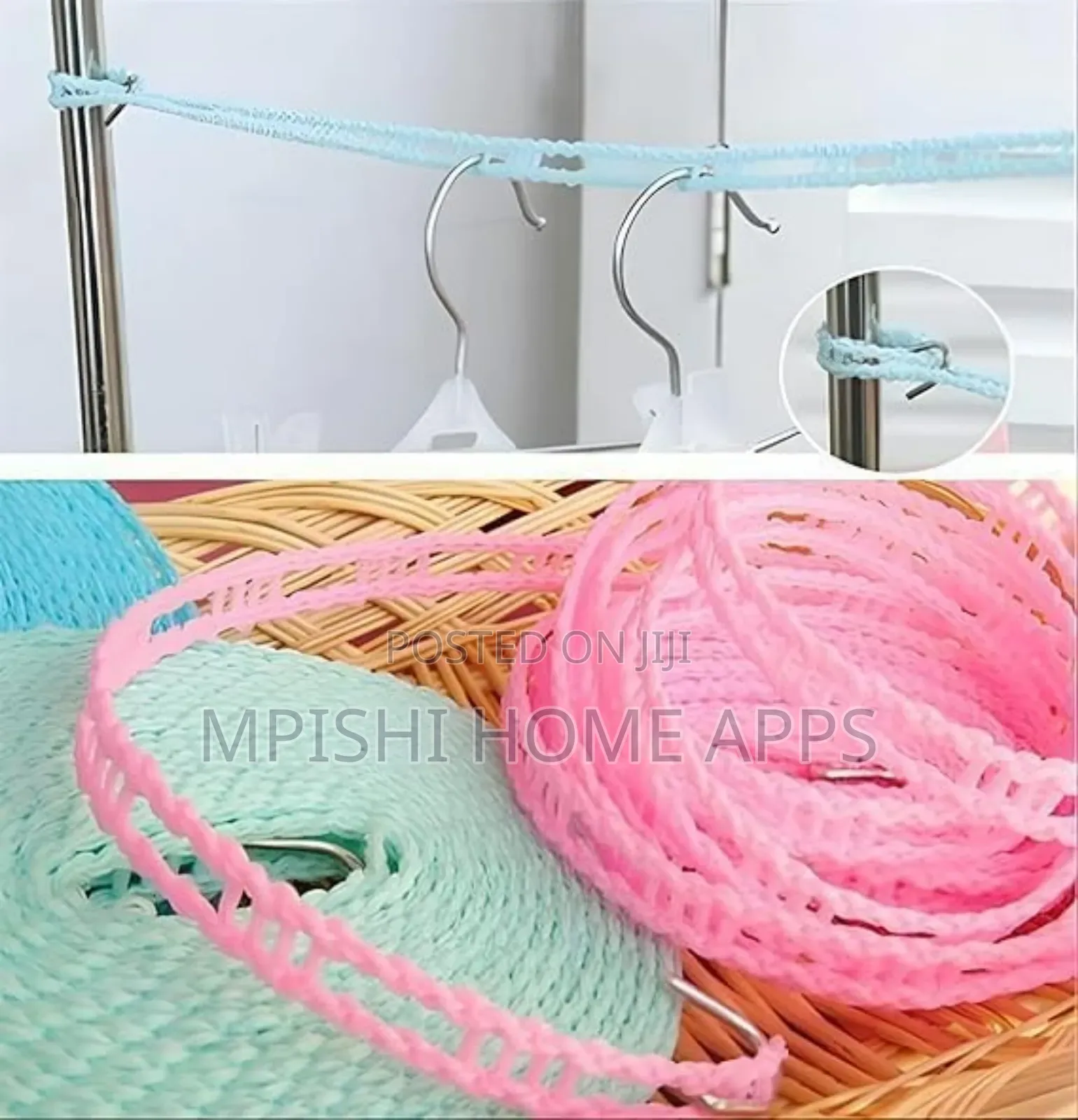 5 Meter Windproof Anti-Slip Clothesline