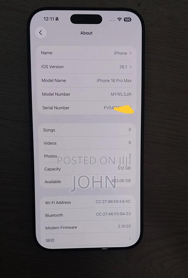 Apple iPhone 16 Pro Max 512 GB Black - thumbnail 3