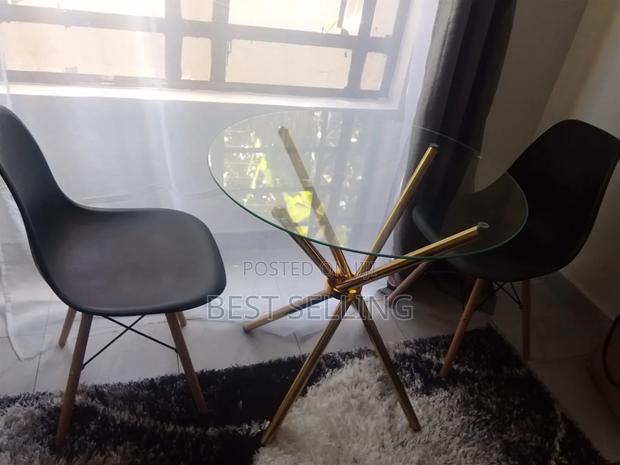 Coffee Set With Black Eames Chairs - main view