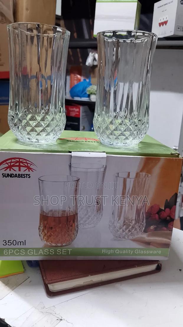 Diamond Long Glasses Set 6pcs - main view