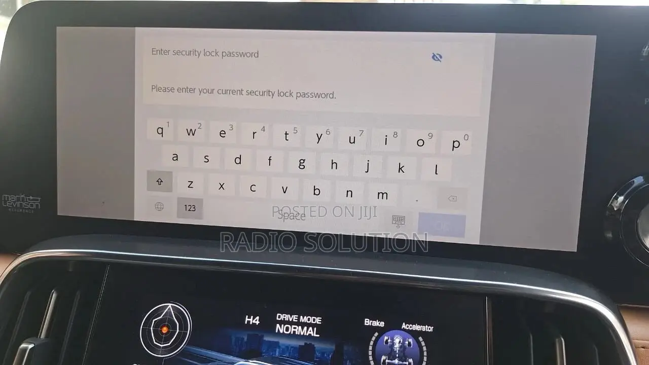 Lexus Radio Security Code Error Solution Lx600 2021-2025
