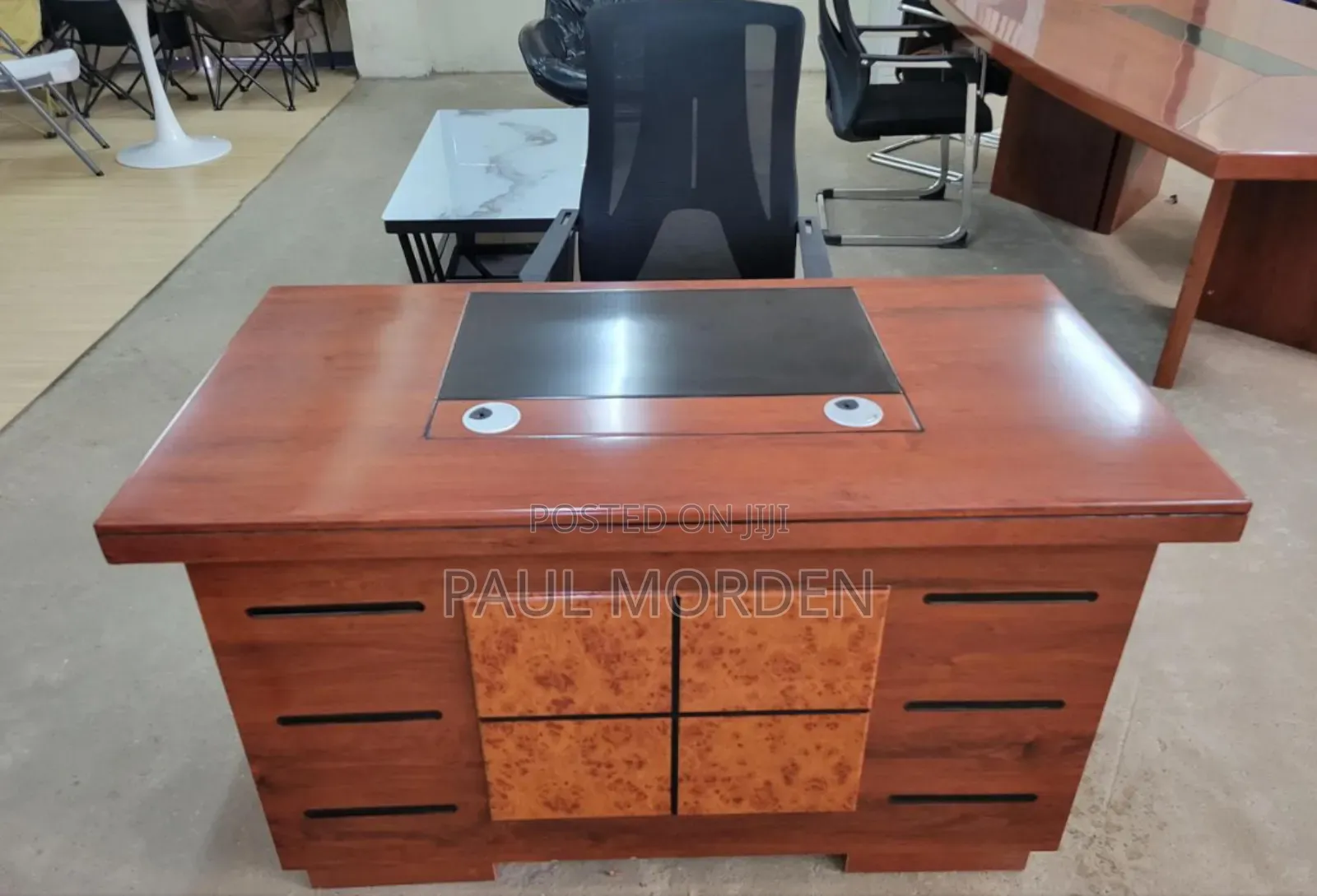 Office Desk : Executive Mahogany Office Table
