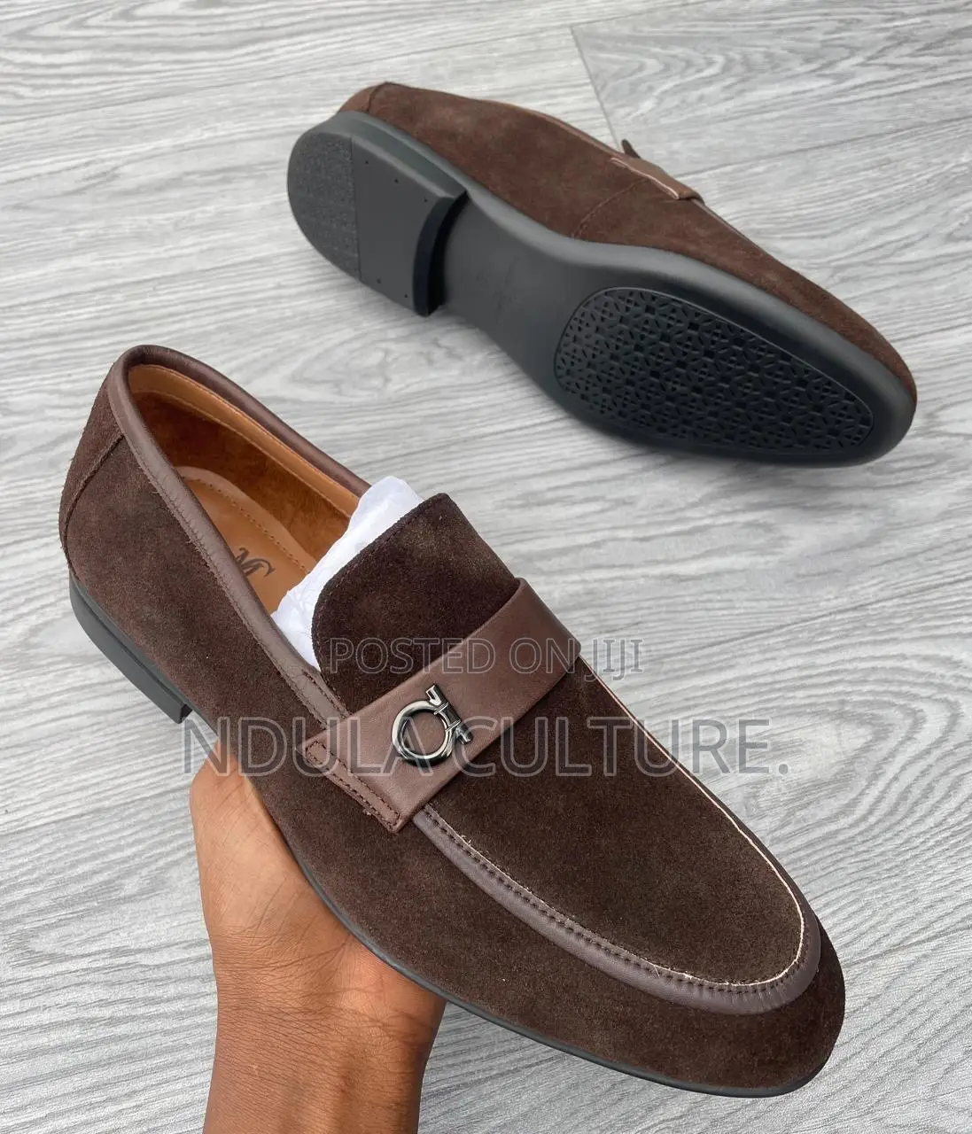 Suede/Leather Ferragamo Official Shoes
