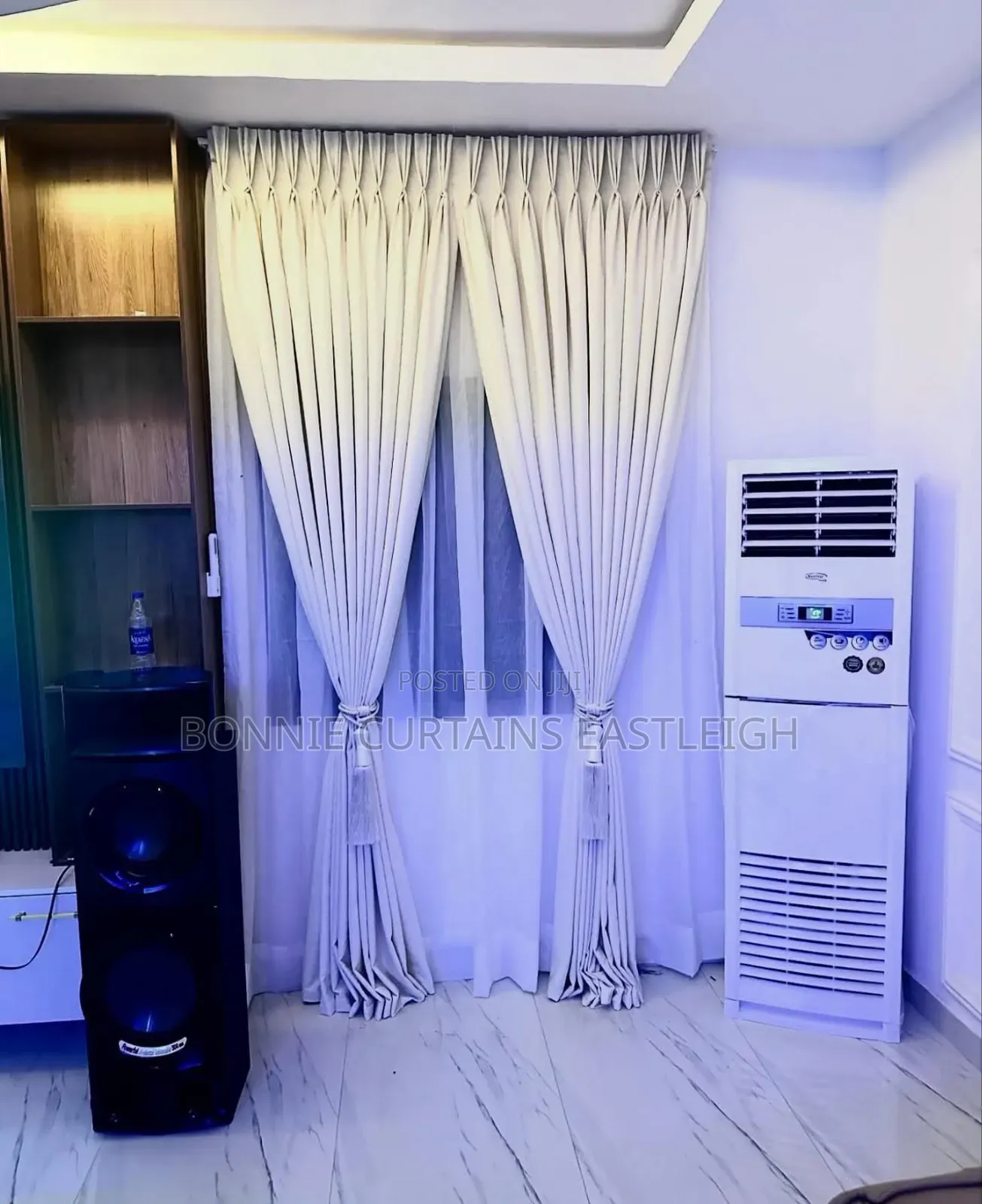 White Curtains and Gold Sheers for Living Rooms