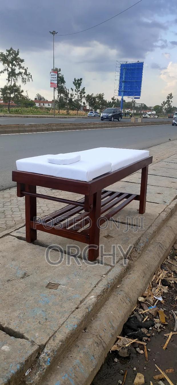 Mahogany Wooden Massage Bed - thumbnail 2