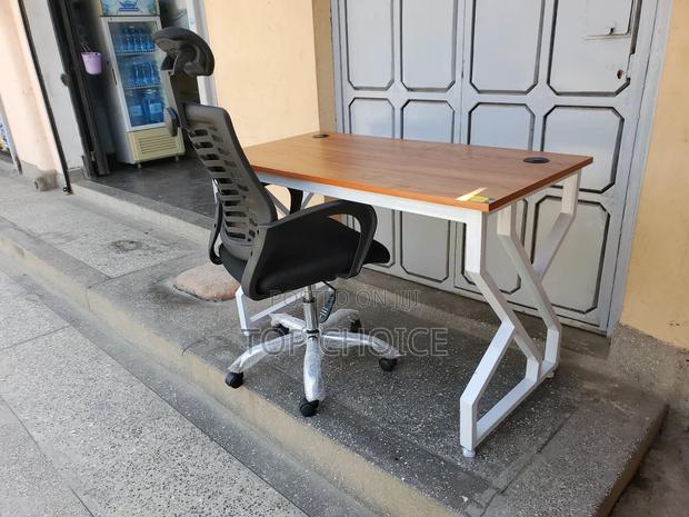 Tmodern Office Desk and Ergonomic Office Chair