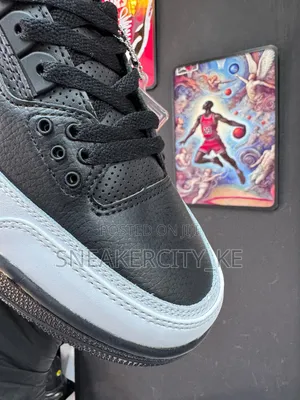 Black White Jordan 3