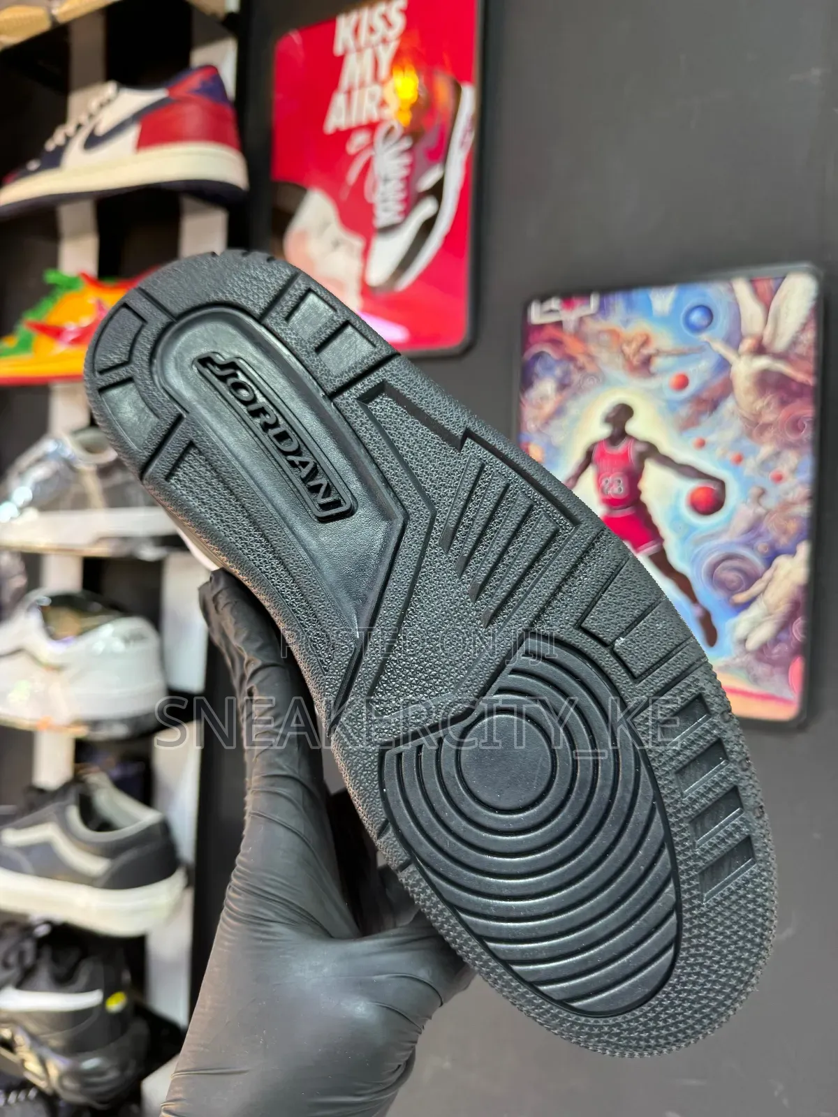 Black White Jordan 3