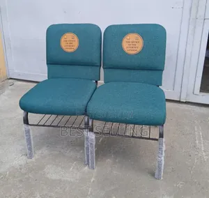 Green High Density Church Chairs