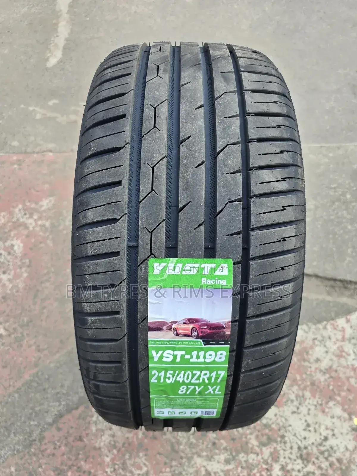 215 /40 R17 Yusta Tyres.