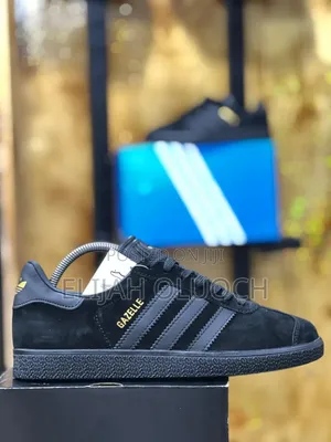 Adidas Gazelle Black Plain