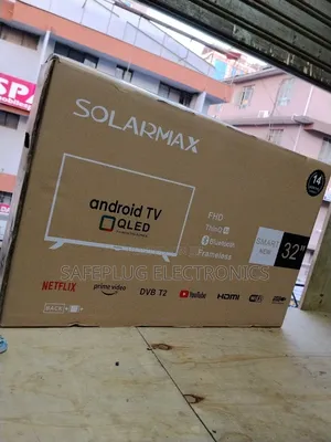 Solarmax 32" Solar-Powered Android Smart Tv -