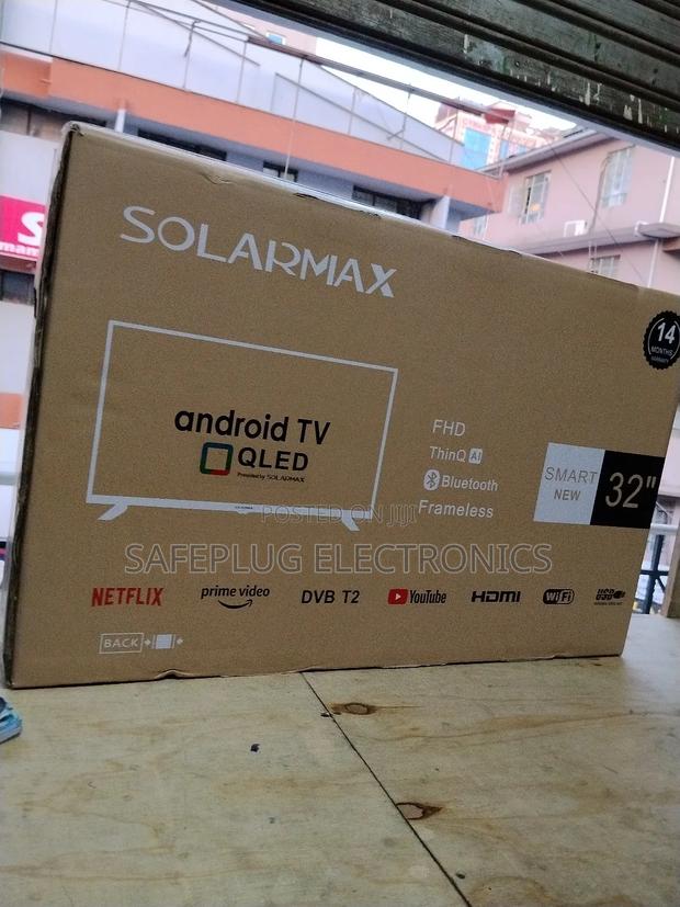 Solarmax 32" Frameless Android Tv | Solar Compatible | Kenya - main view