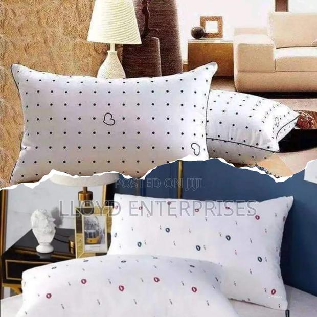 White Fibre Bed Pillows - main view