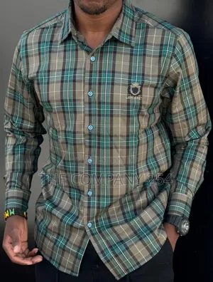2026 Quality Designer Semi Casual Official Designer Men Shirts Checked