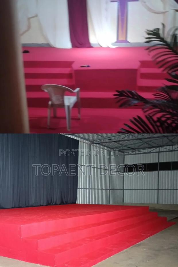 Red Church Altars Well Installed Wall To Wall Carpets