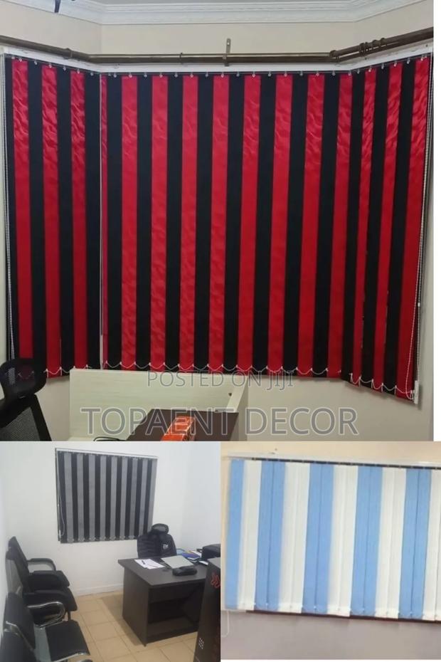 Vertical Colourful Rationed Window Curtain Blinds