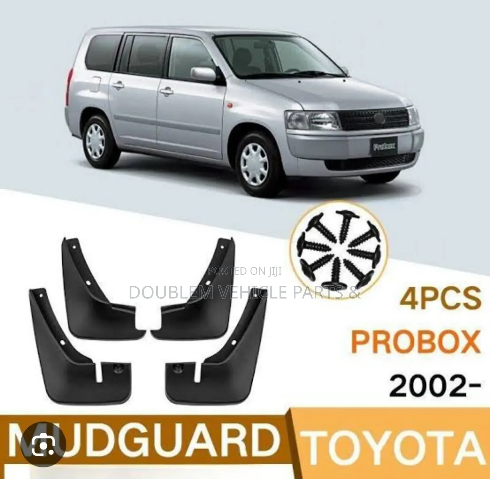 Mudflap/Mudguards Toyota Probox/Succeed  4 Pcs/Complete Set 2002-2013