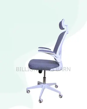 White Ergonomic Mesh Chair | Cool Airflow for Kenya’S Warm Afternoons