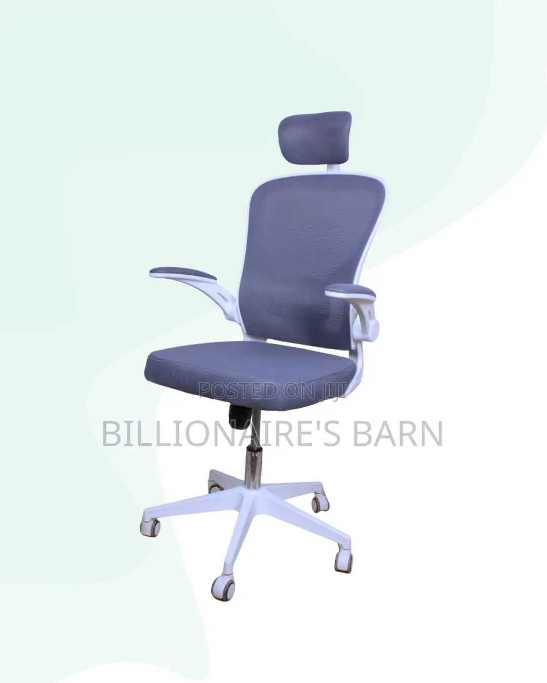 White Ergonomic Mesh Chair | Cool Airflow for Kenya’S Warm Afternoons