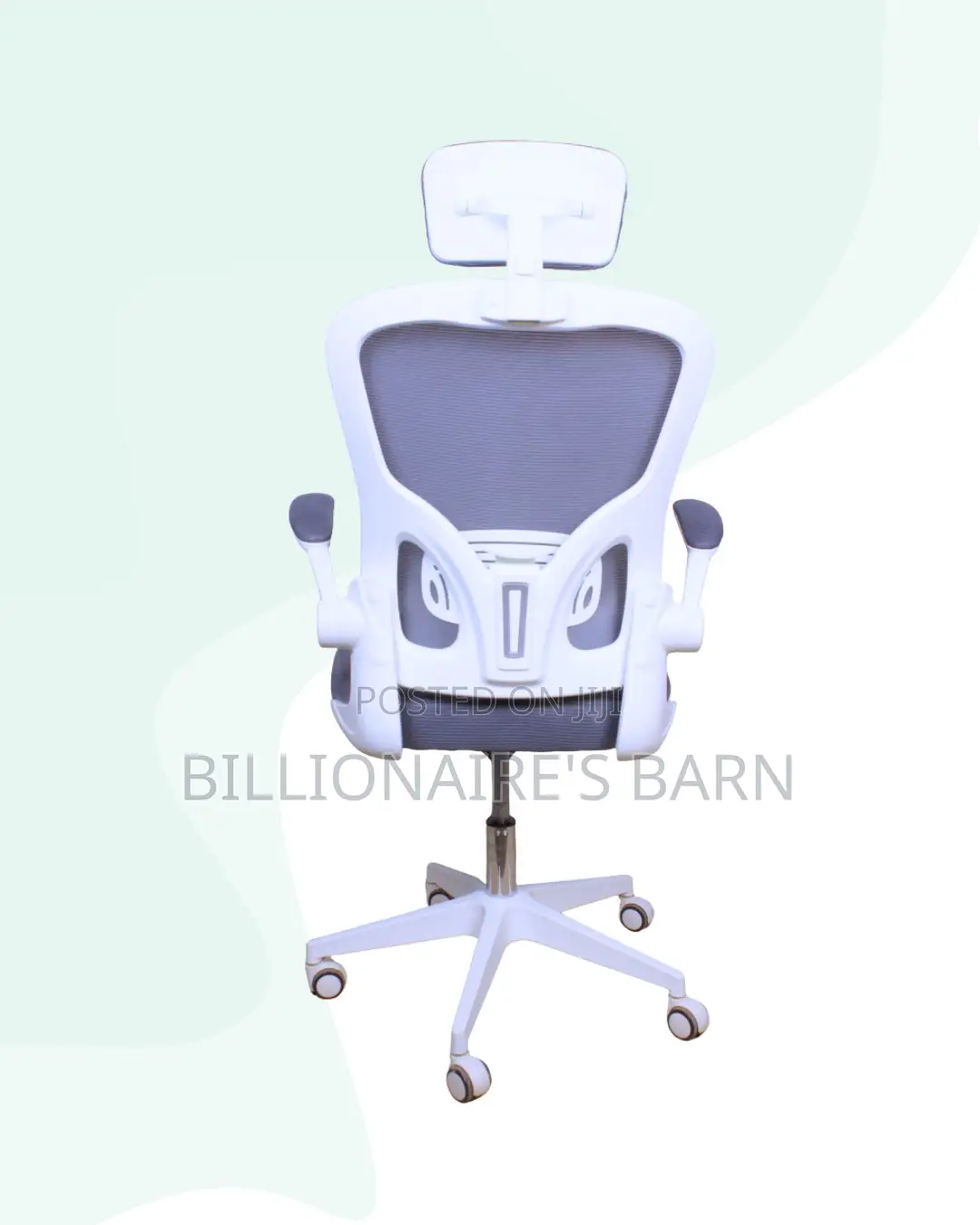 White Ergonomic Mesh Chair | Cool Airflow for Kenya’S Warm Afternoons