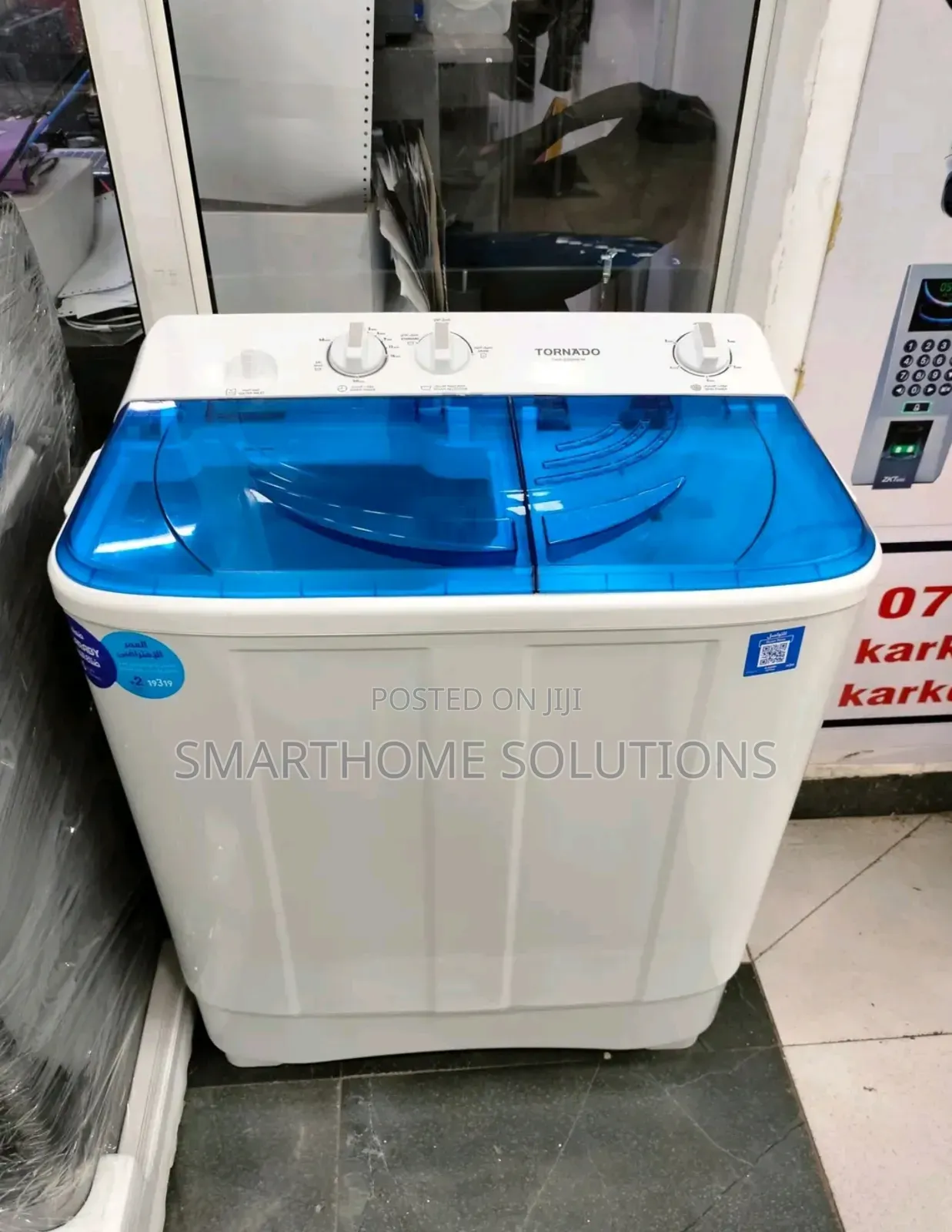 Tornado 7kgs Twin Tub Washing Machine