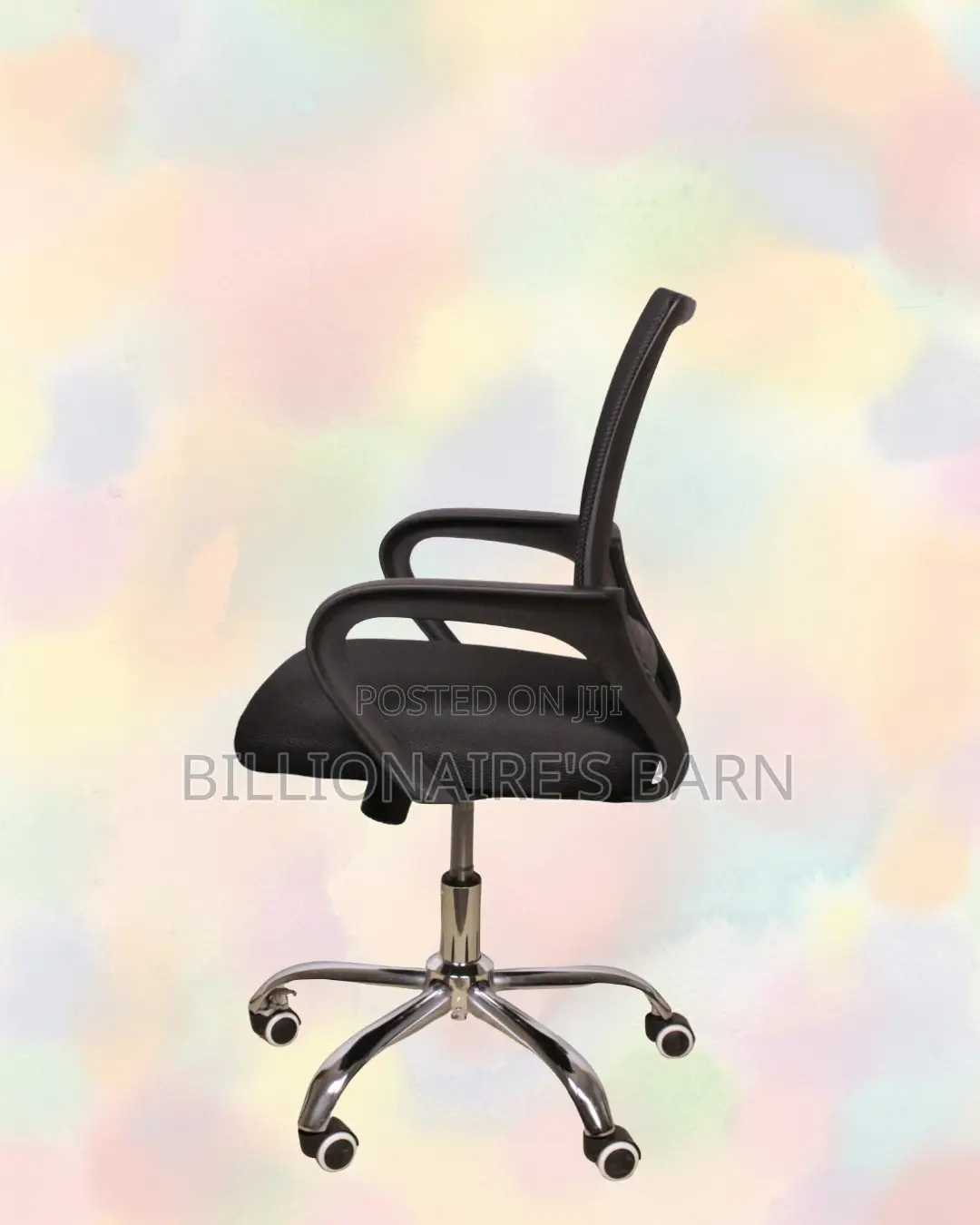 Black Compact Ergonomic Chair | Firm Support With a Soft Landing Seat
